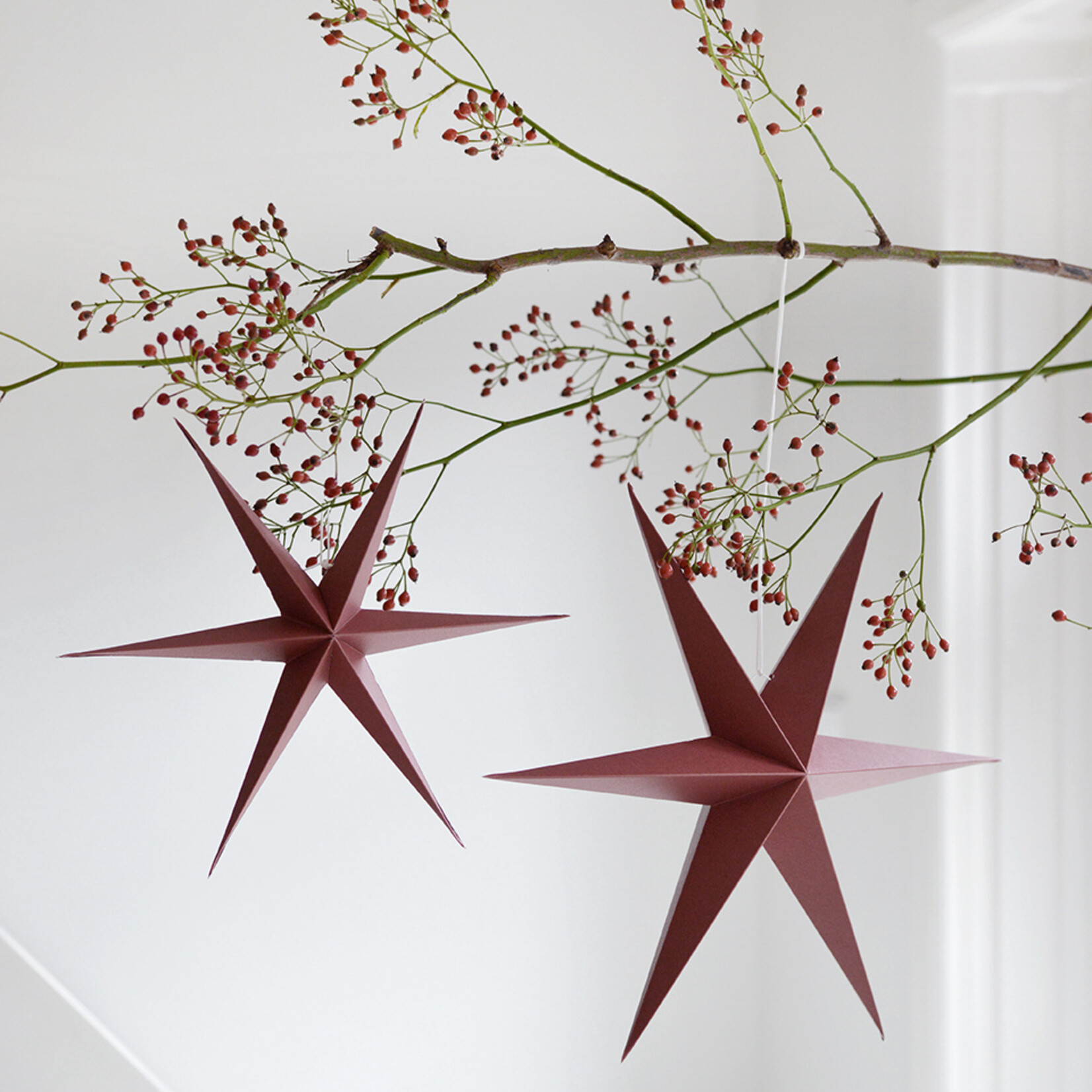 DELIGHT DEPARTMENT 10-red -paper-ornaments