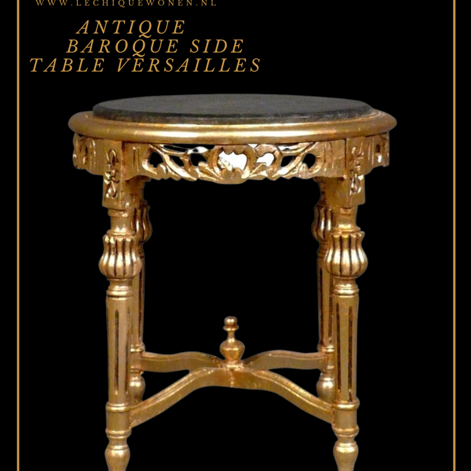 LC Table d'appoint baroque Marbre