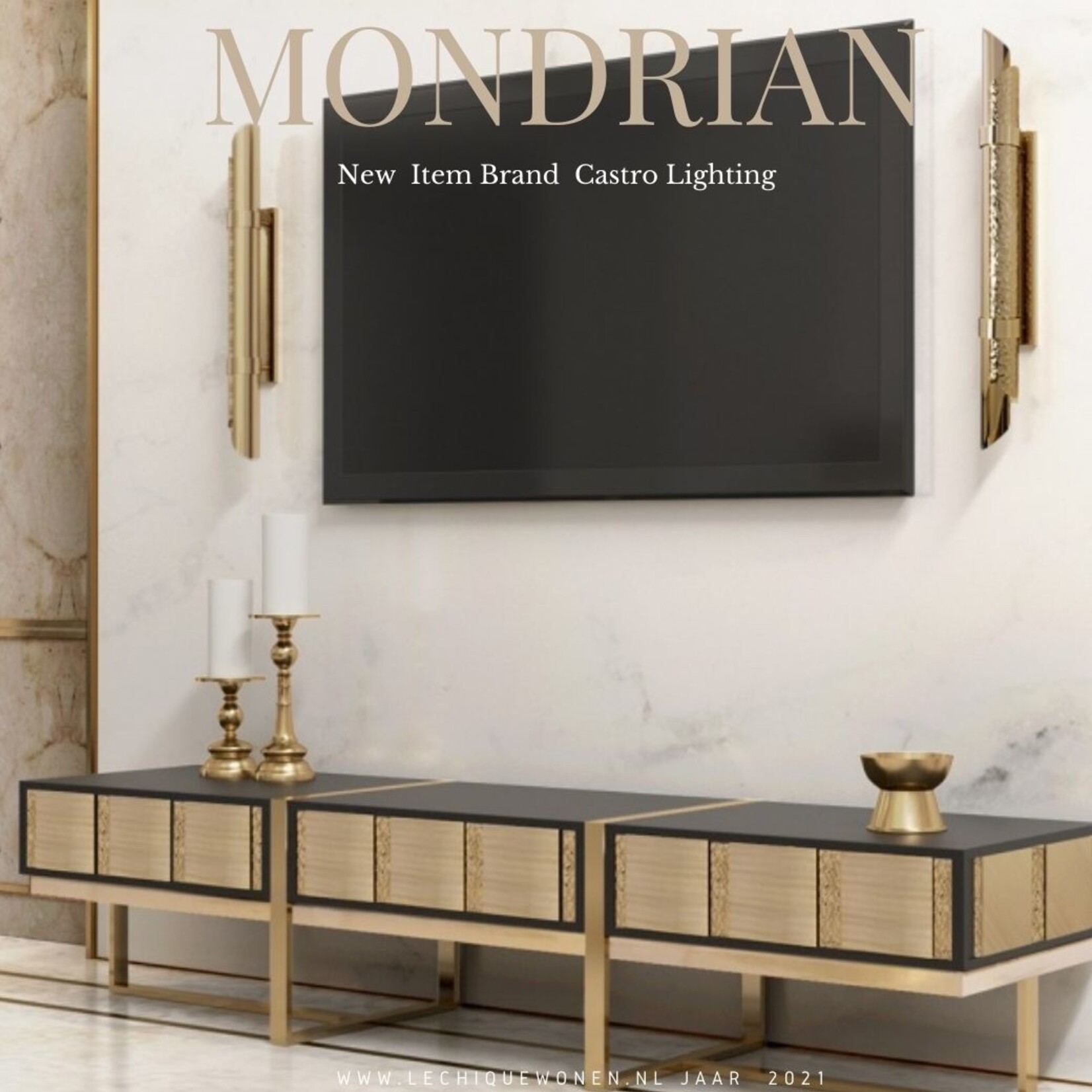 Castro Lighting  MONDRIAN TV CONSOLE