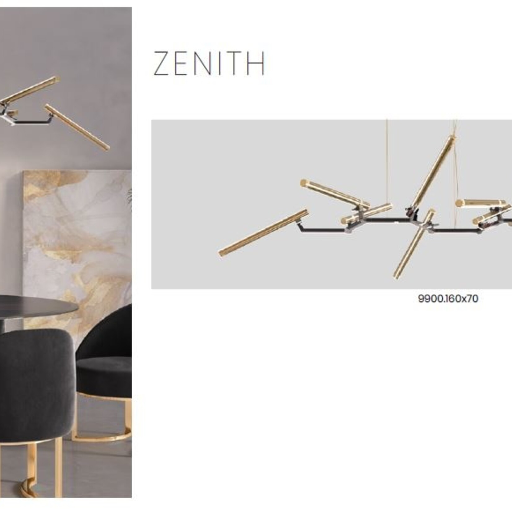 Castro Lighting   Zenith Suspension  48x164x70