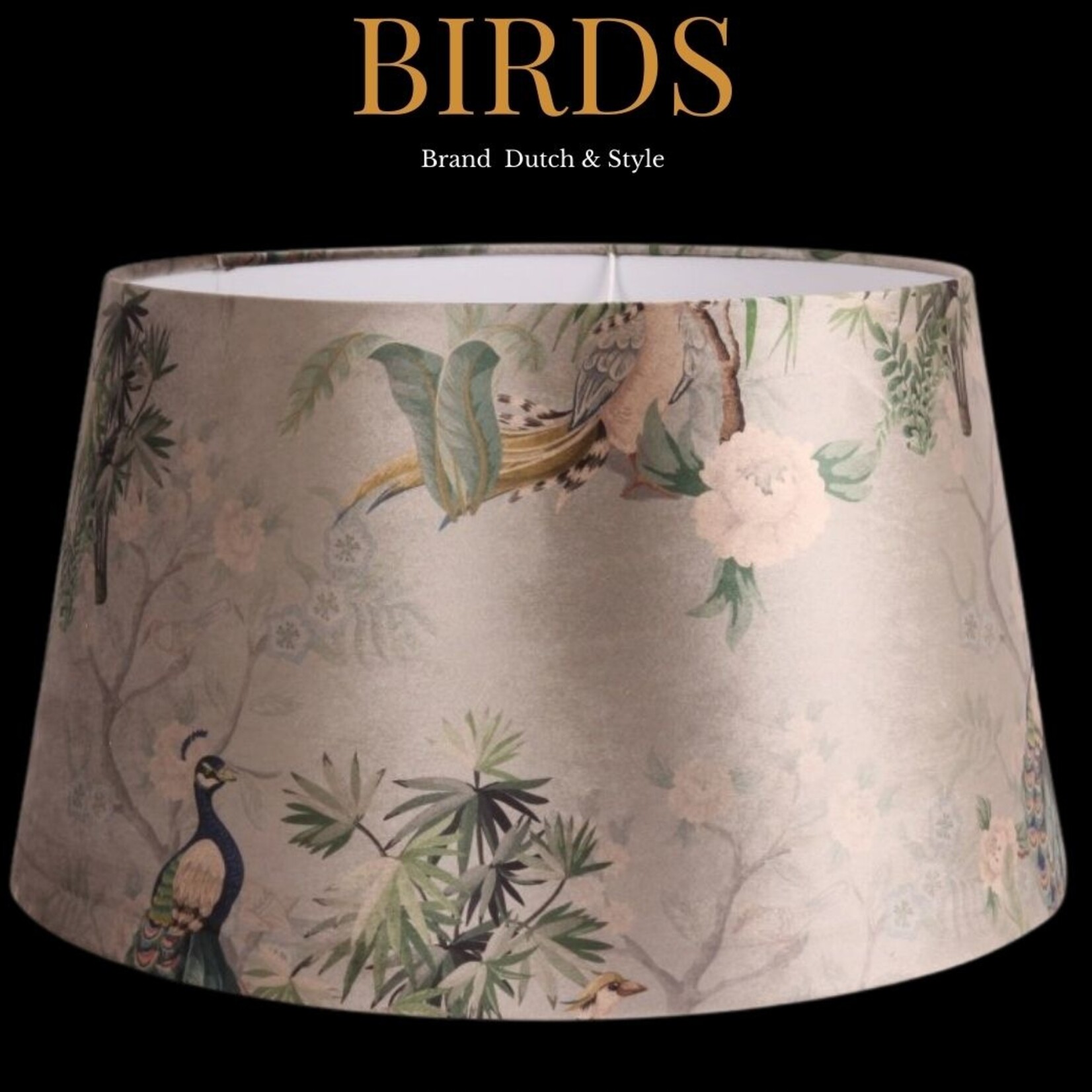 Dutch & Style Abat-jour oiseau N/A