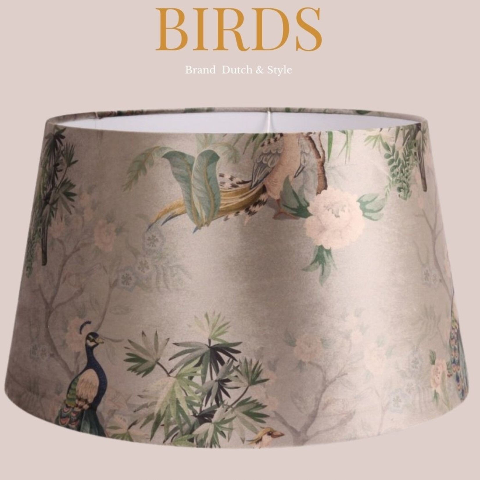 Dutch & Style Abat-jour oiseau N/A