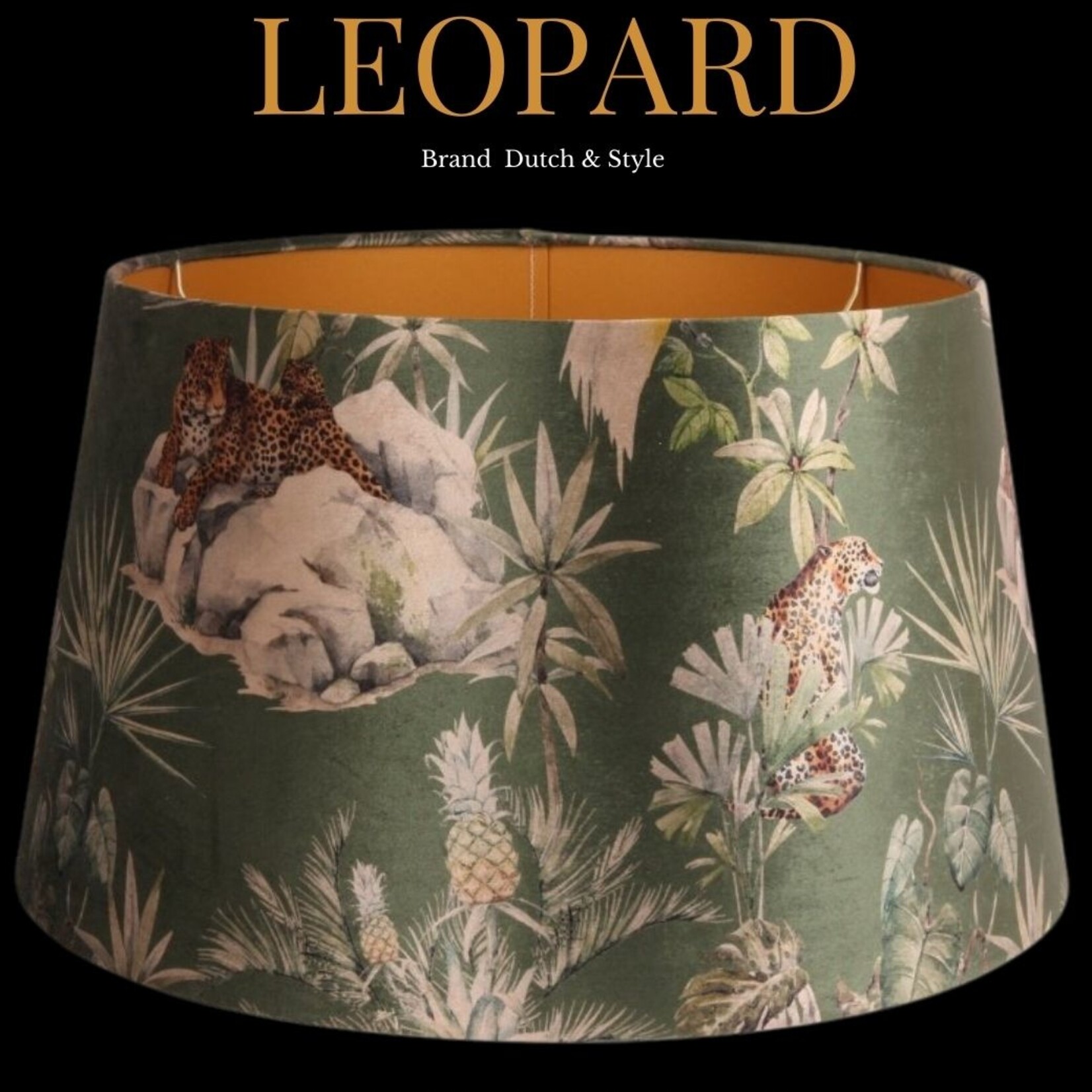 Dutch & Style Lampen kap Leopard   N/A