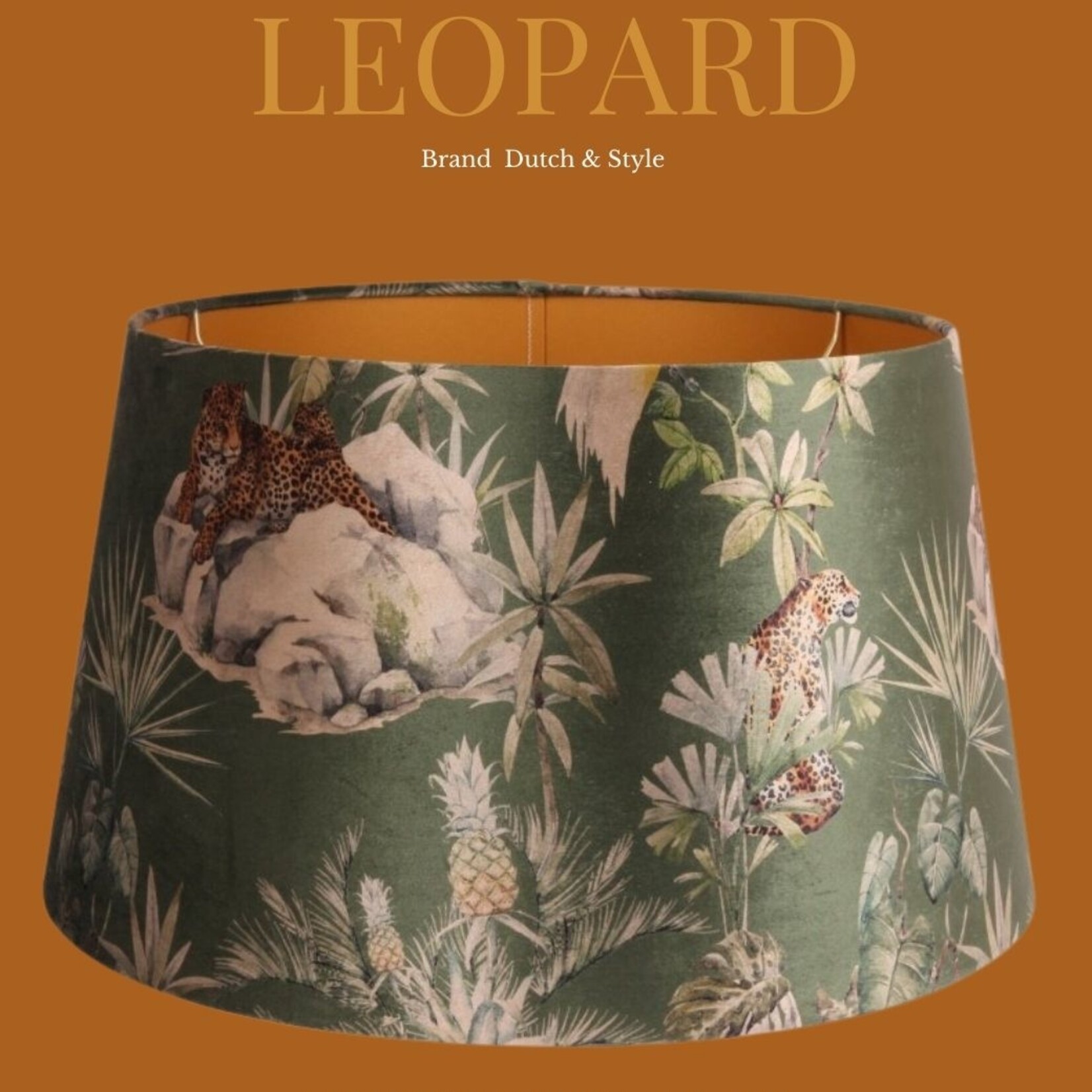 Dutch & Style Lampen kap Leopard   N/A