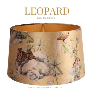Dutch & Style Lampen kap Leopard   Gold  N/A
