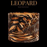 Dutch & Style Lampshade Jungle 20cm black leopard print