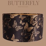 Dutch & Style Lampshade jungle butterflys     cylinder 20 cm