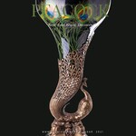 Decotrends  Bronze peacock vase