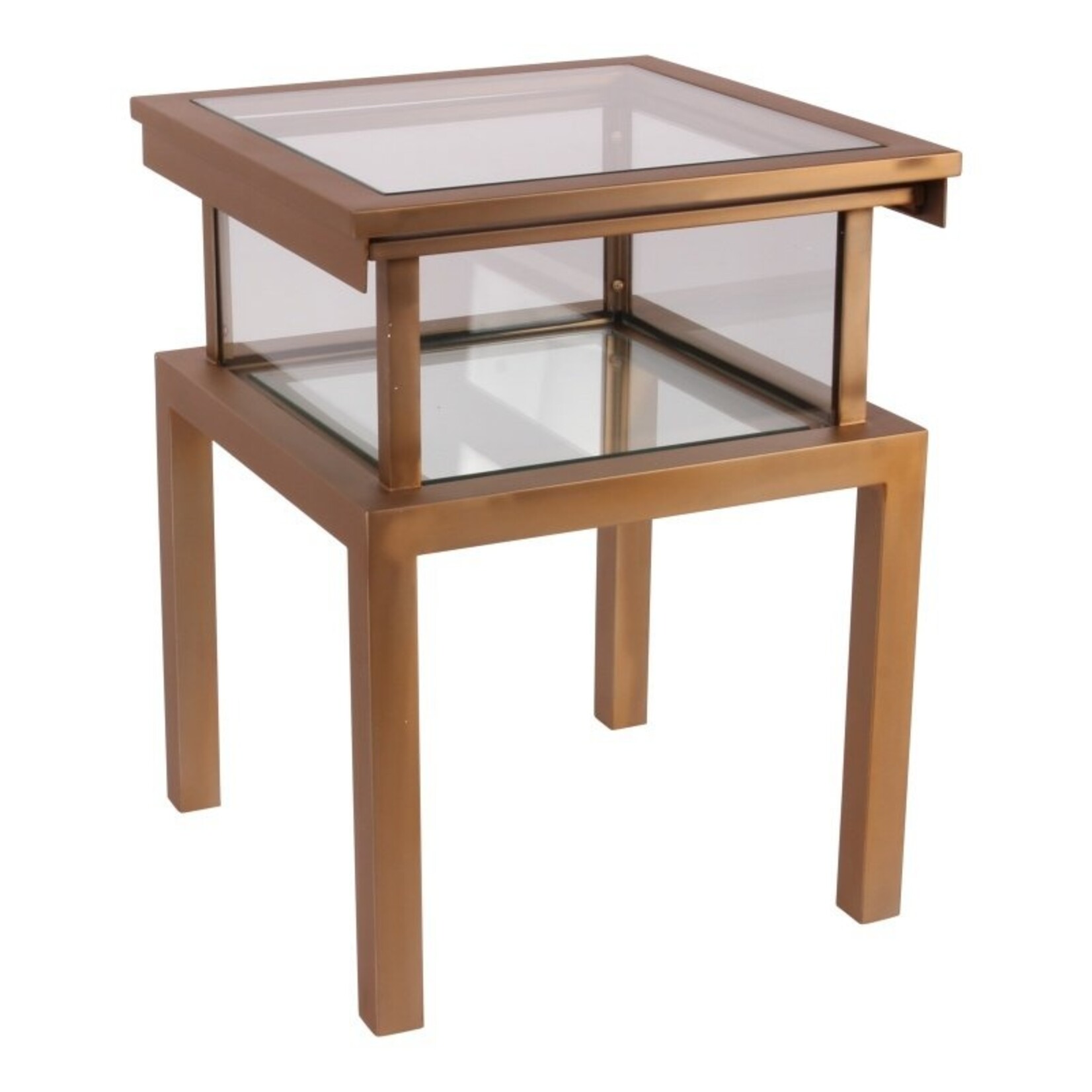Dutch & Style Antigua square side table gold