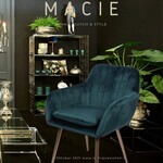 Dutch & Style Stoel Macie    Bleue