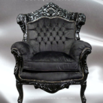 LC Fauteuil exclusif Baroque Milano velvet