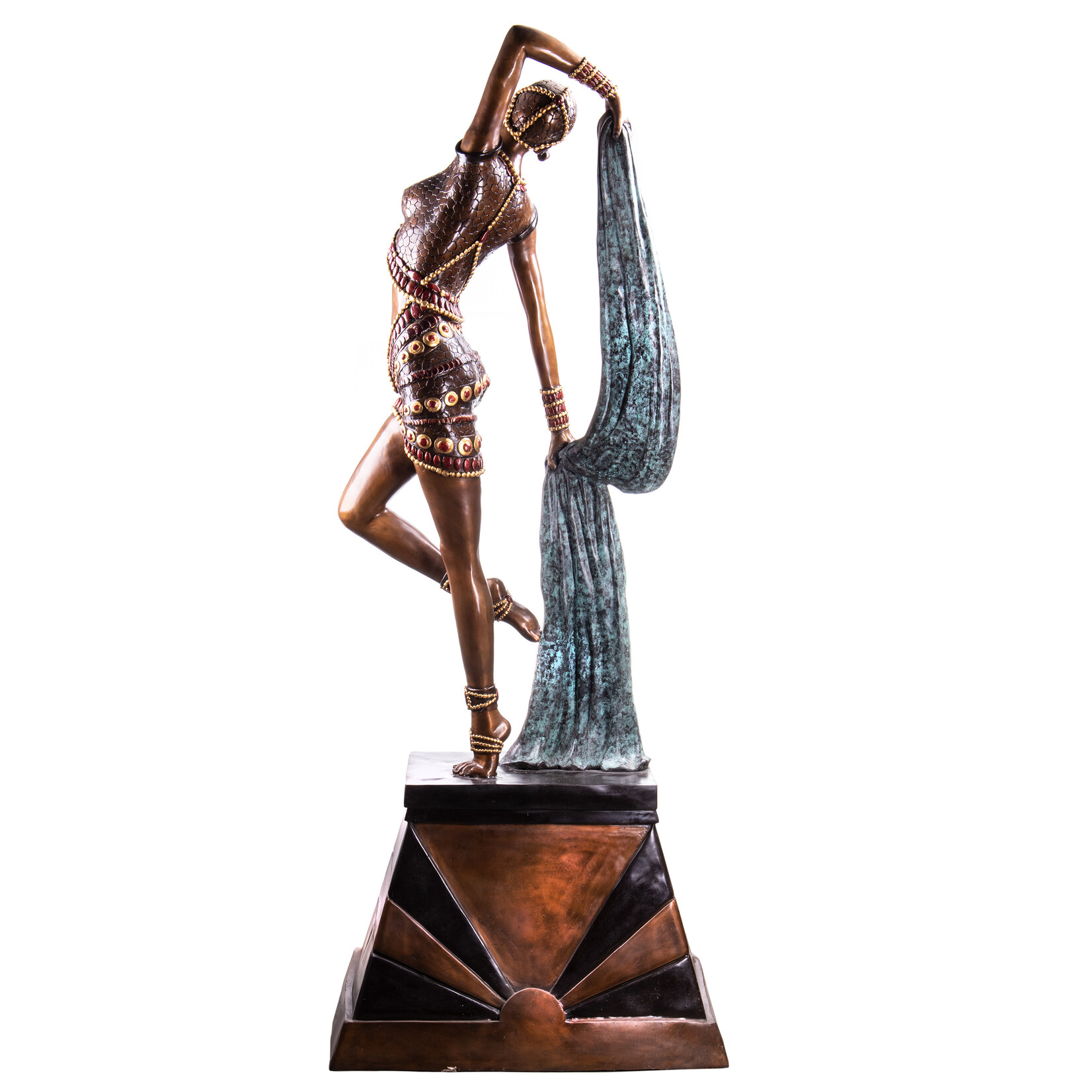 Decotrends  Art Deco bronze figure dance