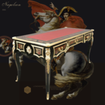 LC Bureau Empire Boulle bronze dore