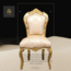 LC Baroque dining room chair Milano gold flower