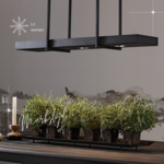 Markslojd TRAY Hanging lamp 3L Sandy Black