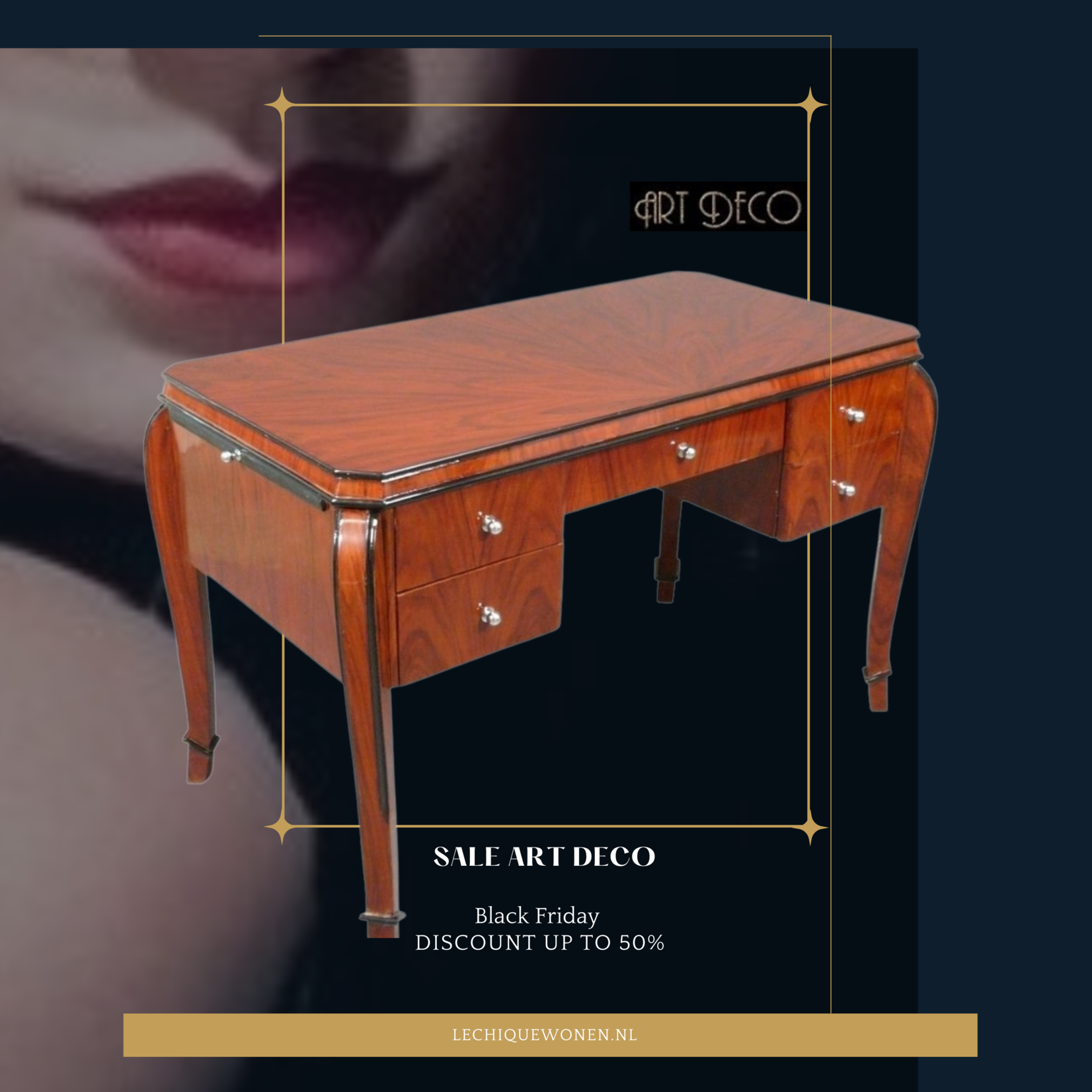 LC Art Deco Desk Temporary Discount