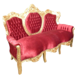 LC Baroque sofa Italia Roma Red Passion