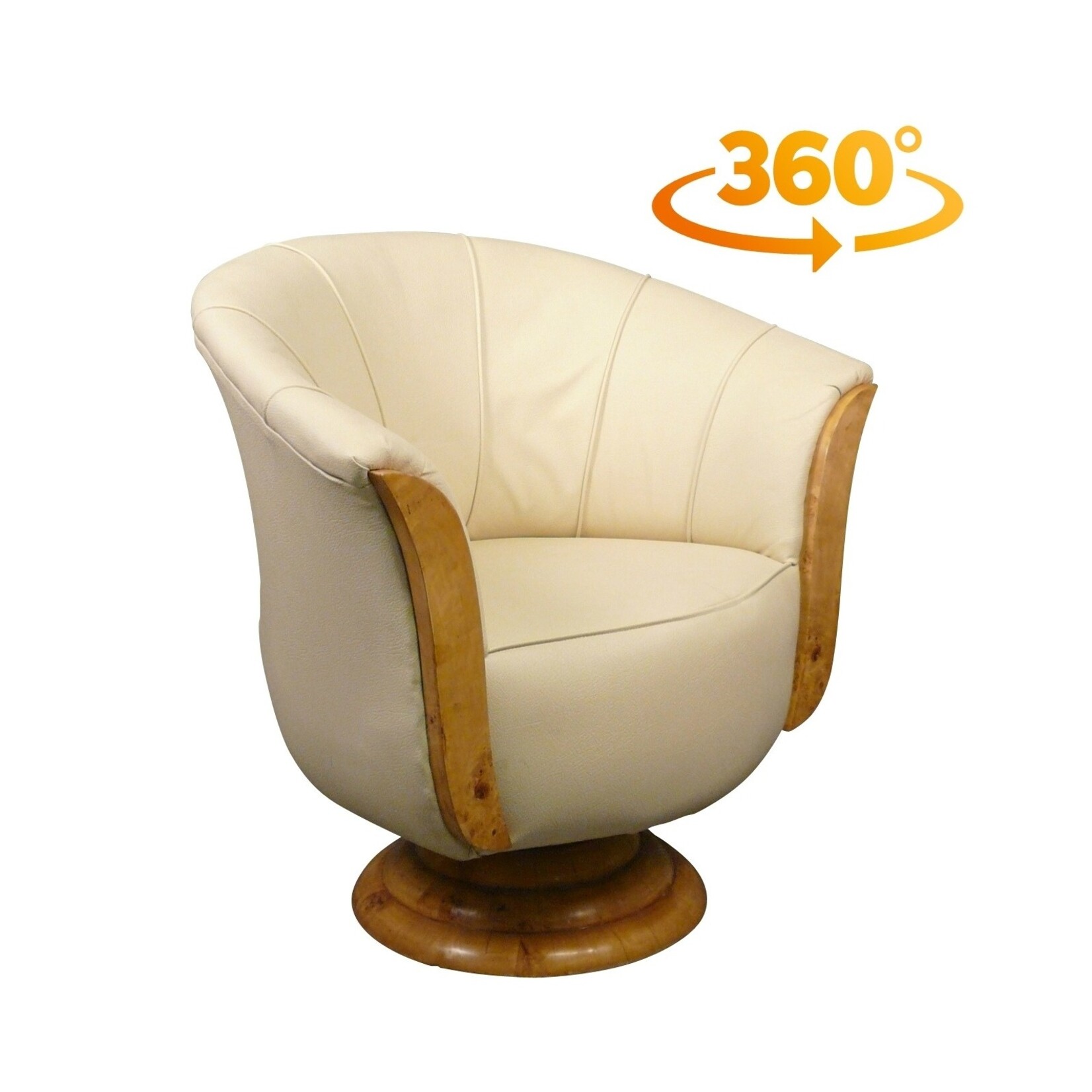 Art Deco swivel chair