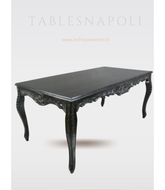 LC Table baroque en argent