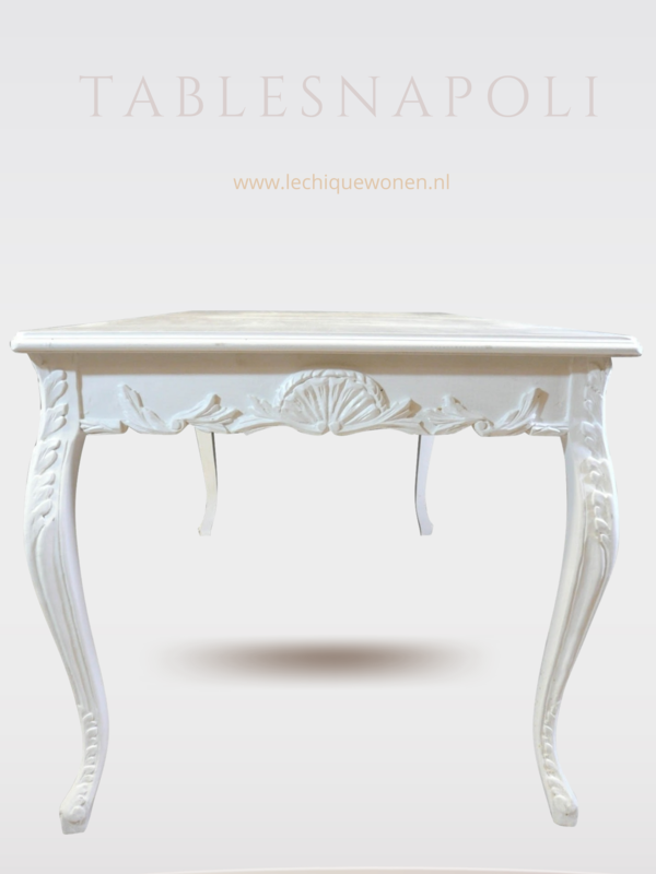 LC Witte   barok tafel