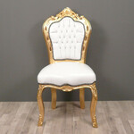 LC Dining room chair gold white sky