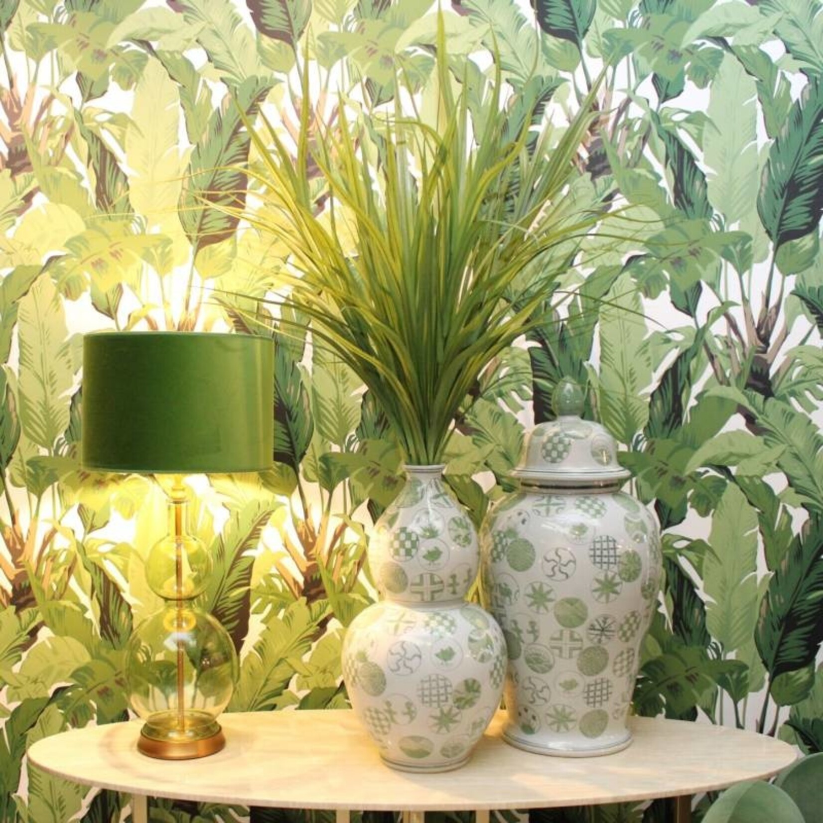 pied de lampe Green Dynasty