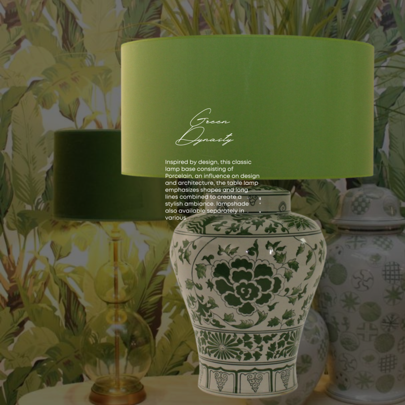 Sale lamp base Green Dynasty