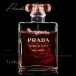 Ter Halle  Glass painting with gold foil  -Prada