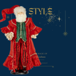 Good Will  LONG COAT SANTA DOLL