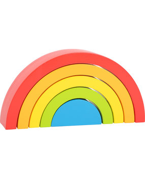 Small Foot Houten bouwblokken regenboog Small Foot Houten bouwblokken regenboog