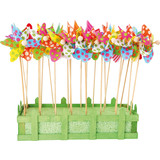 Small Foot 24 kleurrijke windmolens Small Foot 24 kleurrijke windmolens