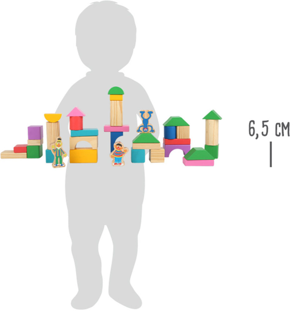 Small Foot Sesamstraat bouwblokken Small Foot Sesamstraat bouwblokken