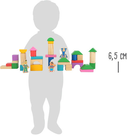 Small Foot Sesamstraat bouwblokken Small Foot Sesamstraat bouwblokken