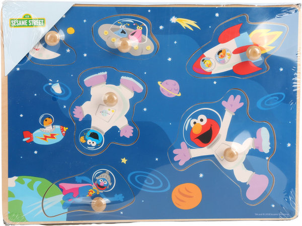 Small Foot Sesamstraat ruimte puzzel Small Foot Sesamstraat ruimte puzzel
