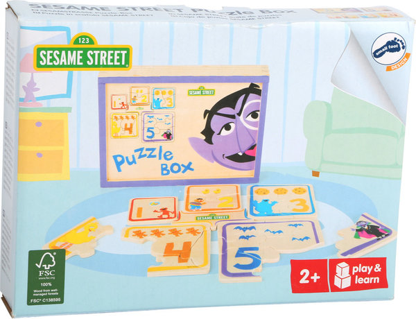 Small Foot Sesamstraat Puzzeldoos Small Foot Sesamstraat Puzzeldoos