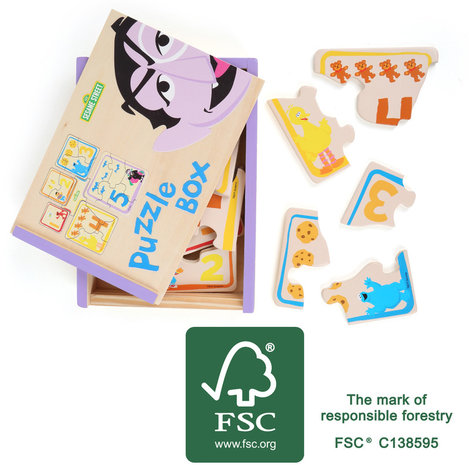 Small Foot Sesamstraat Puzzeldoos Small Foot Sesamstraat Puzzeldoos
