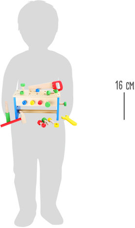 Small Foot Gereedschapskist en werkbank, 2 in 1 Small Foot Gereedschapskist en werkbank, 2 in 1