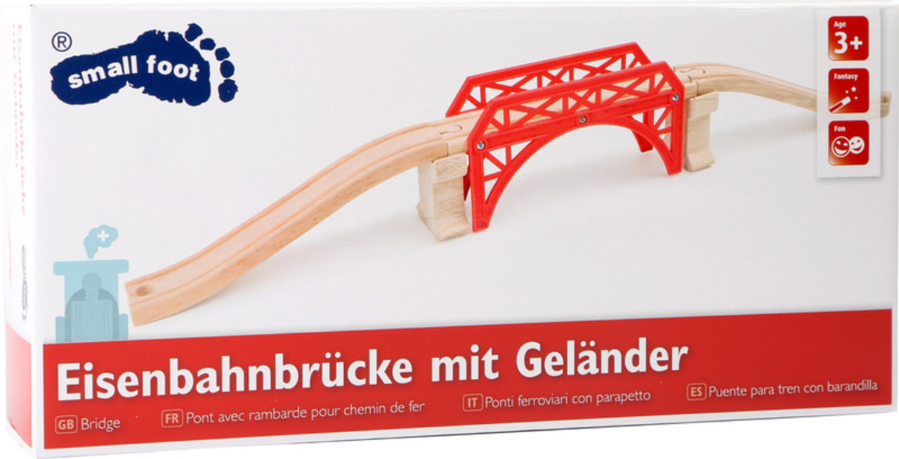 Small Foot Spoorwegbrug met railing Small Foot Spoorwegbrug met railing