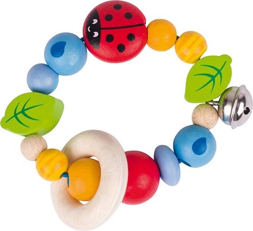 Goki Grijpspeeltje elastiek lieveheersbeestje Goki Grijpspeeltje elastiek lieveheersbeestje