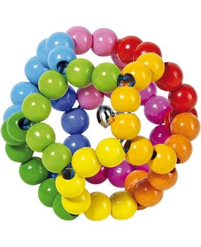 Goki Grijpspeeltje elastieken regenboog bal Goki Grijpspeeltje elastieken regenboog bal