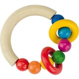 Goki Grijpspeeltje regenboog met kralen en 2 ringen Goki Grijpspeeltje regenboog met kralen en 2 ringen