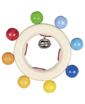 Goki Grijpspeeltje regenboog en belletje Goki Grijpspeeltje regenboog en belletje