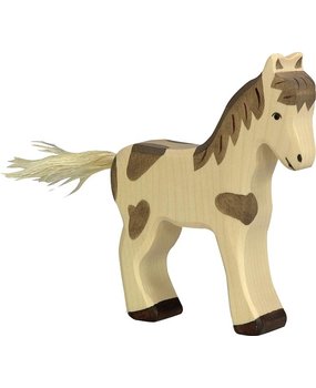 Holztiger Holztiger veulen, klein paard 12 cm Holztiger Holztiger veulen, klein paard 12 cm