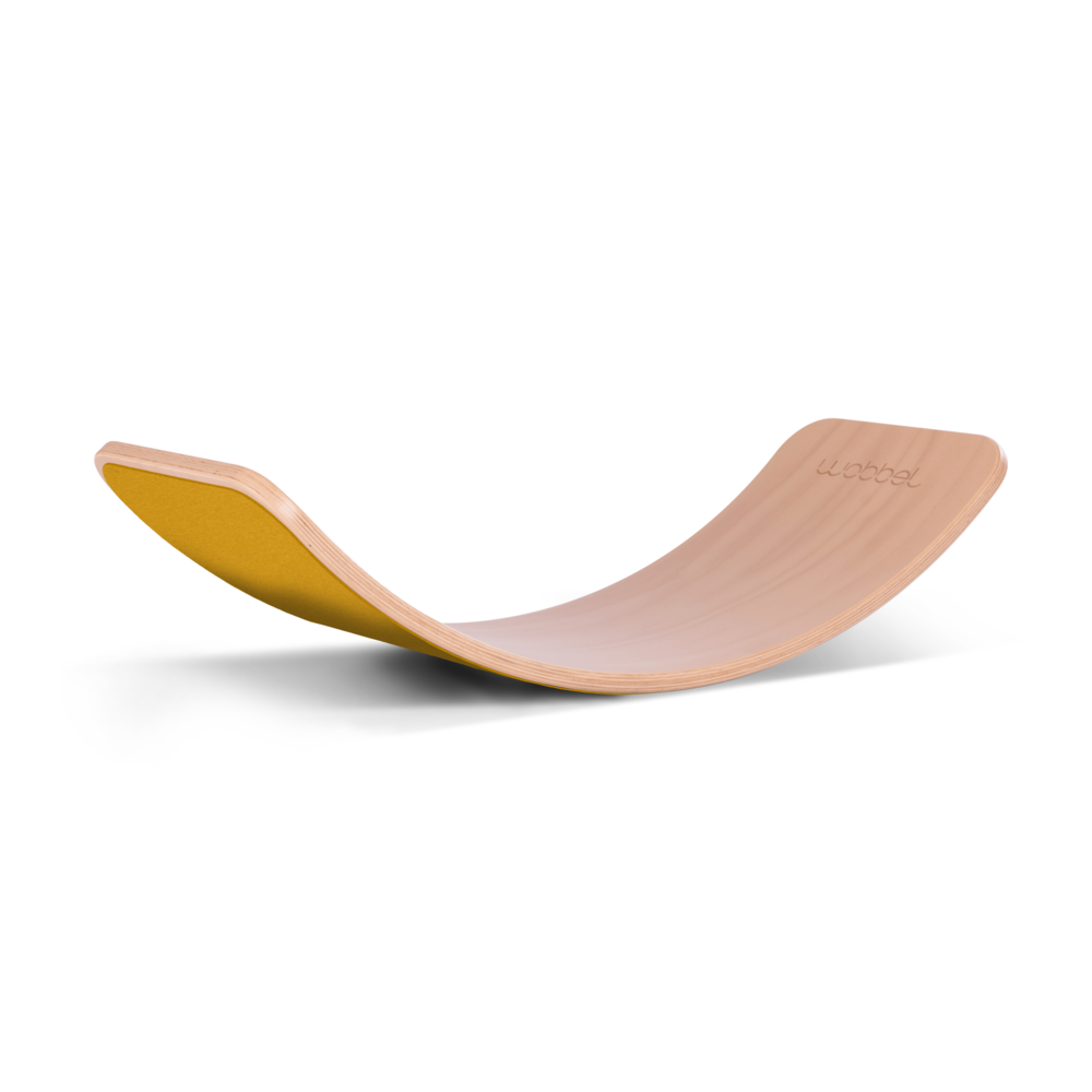 Wobbel Wobbel Original Vilt Mosterd | Blank gelakt Wobbel Wobbel Original Vilt Mosterd | Blank gelakt