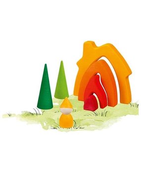 Goki Houten dwergen huisje Goki Houten dwergen huisje