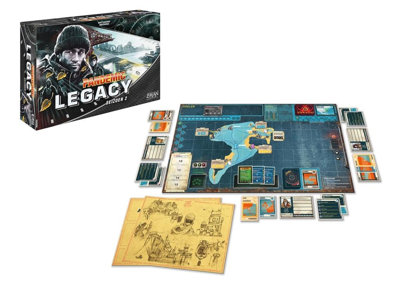 Z-Man Games Pandemic Legacy - Seizoen 2 "Zwart" Z-Man Games Pandemic Legacy - Seizoen 2 "Zwart"