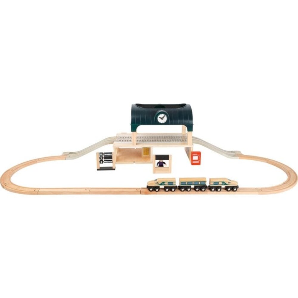 Small Foot Treinstation met toebehoren Small Foot Treinstation met toebehoren
