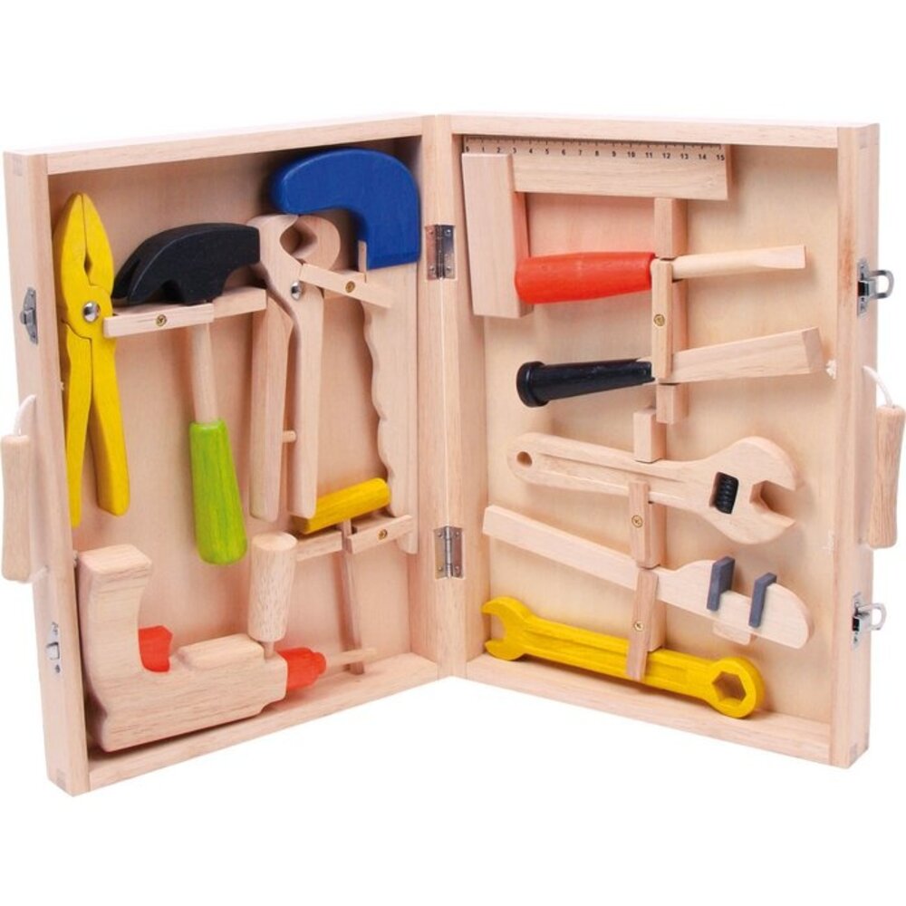 Small Foot Kindergereedschapskist | Werkplaats | Houten speelgoed Small Foot Kindergereedschapskist | Werkplaats | Houten speelgoed