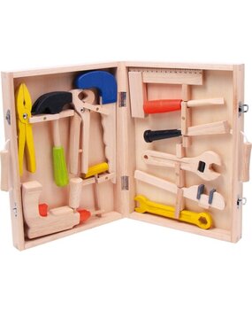 Small Foot Kindergereedschapskist | Werkplaats | Houten speelgoed Small Foot Kindergereedschapskist | Werkplaats | Houten speelgoed