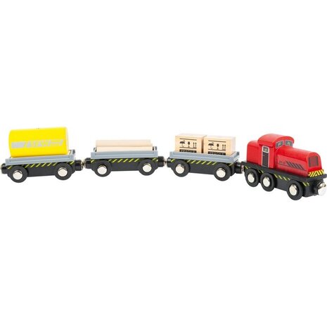 Small Foot Goederenstation met toebehoren | houten spoorwegen | 100% FSC Small Foot Goederenstation met toebehoren | houten spoorwegen | 100% FSC